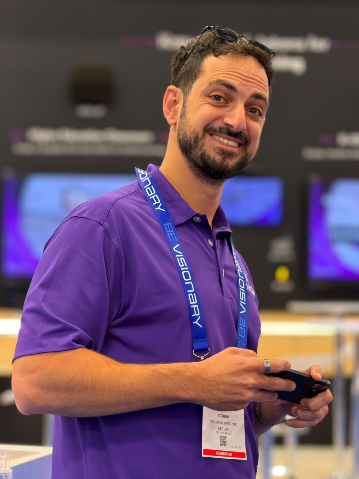 Working the Bettear booth at InfoComm 2026
