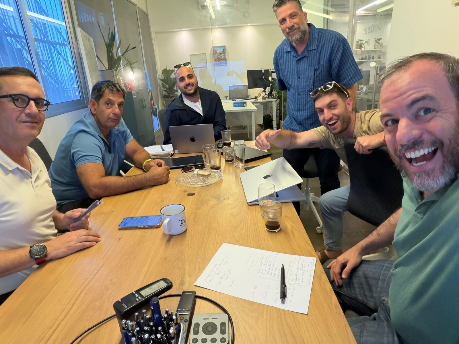 Laughing through a meeting
