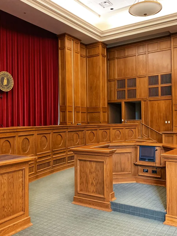 A courtroom
