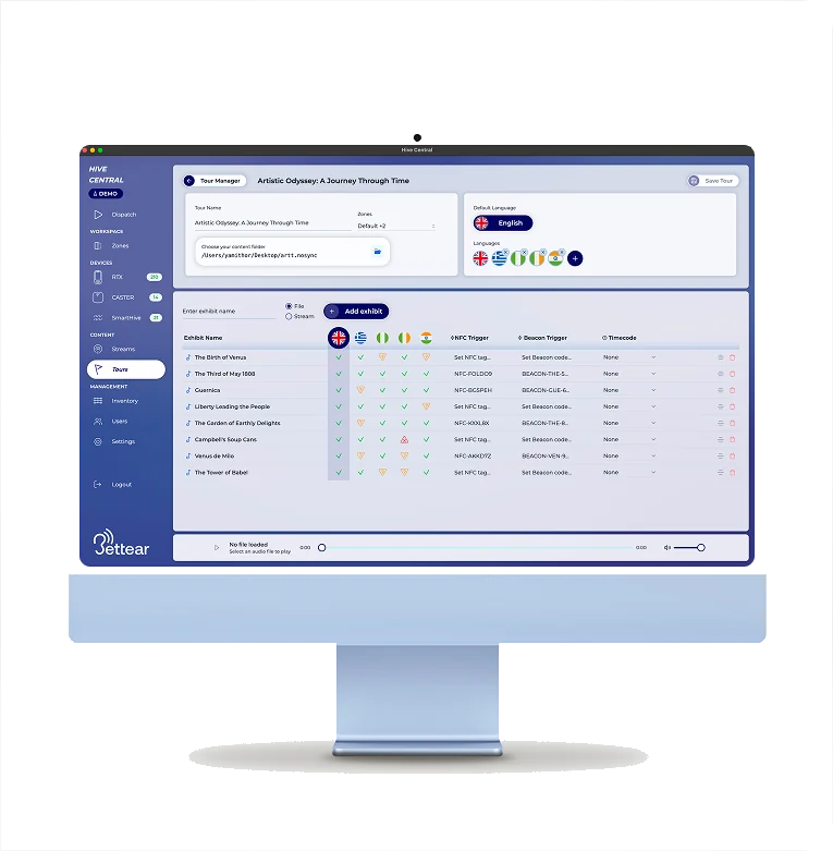 Tour Builder in Hive Central